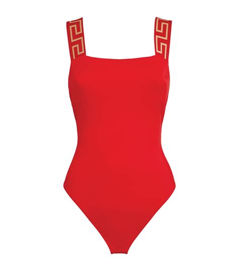 red versace swimsuit|versace swimsuit women.